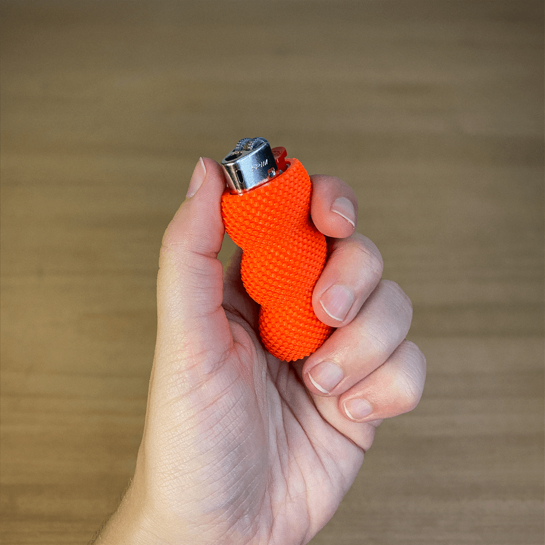 Delfina BIC Lighter Case - Swiss-made 3D printed design object by NinoLabs